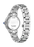 CITIZEN LADIES ECO-DRIVE PINK DIAL STAINLESS STEEL BRACELET EM1160-58X