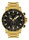 TISSOT SWISS GENTS SUPER SPORT CHRONO BLACK DIAL GOLD T125-617-33-051-01