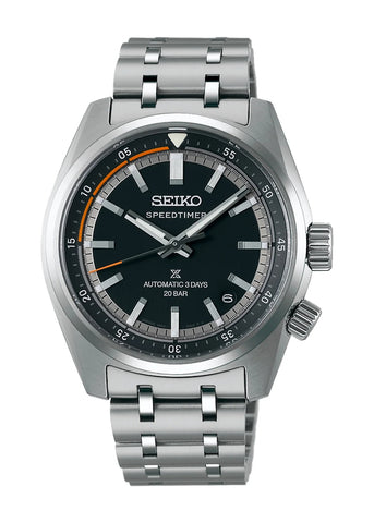 SEIKO PROSPEX AUTOMATIC SPEEDTIMER BLACK DIAL STAINLESS SPB515J