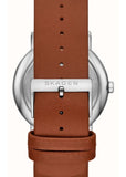 SKAGEN SIGNATUR CREAM DIAL MEDIUM BROWN LEATHER BAND SKW6942