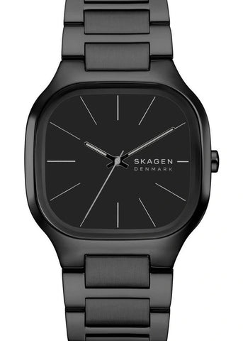 SKAGEN MELLEM BLACK DIAL BLACK BRACELET SKW6935
