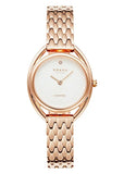 OBAKU JUVEL- FUCHSIA ROSE GOLD BRACELET DIAMOND PATTERN DIAL V286LXVISV