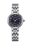 CITIZEN LADIES ECO-DRIVE BLACK DIAL STAINLESS STEEL EM0990-81E