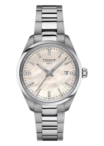 TISSOT SWISS T-CLASSIC PR100 DIAMOND MOTHER OF PEARL DIAL T150-210-11-116-00