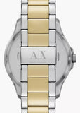 ARMANI EXCHANGE HAMPTON BLACK DIAL TWO-TONE BRACELET AX2453