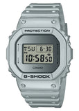 CASIO G-SHOCK DIGITAL METALLIC SILVER DIAL SILVER RESIN BAND DW5600FF-8D