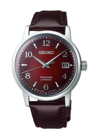 SEIKO PRESAGE AUTOMATIC COCKTAIL TIME NEGRONI RED DIAL SRPE41J