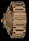 NIXON 51-30 CHRONO DESERT GOLD AGED BRONZE / ARLES BLUE A1389 5301-00