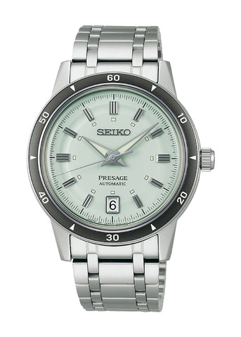 SEIKO PRESAGE AUTOMATIC STYLE 60'S MINT GREEN DIAL STAINLESS SRPL71J