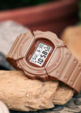CASIO G-SHOCK DIGITAL SOFT BROWN BRONZE DIAL PROTECTORS DW5700PT-5D