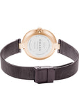 OBAKU DIAMANT-WALNUT MESH BRACELET DIAMOND PATTERN V256LXVNMN