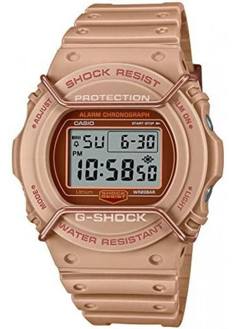 CASIO G-SHOCK DIGITAL SOFT BROWN BRONZE DIAL PROTECTORS DW5700PT-5D