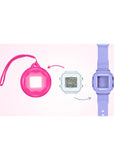 CASIO BABY-G DIGITAL SQUARE PURPLE RESIN BAND & HOLDER BGD10K-6D