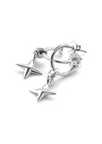 STOLEN GIRLFRIENDS CLUB NINJA STAR CLEAN ANCHOR EARRINGS JWL2-24-52