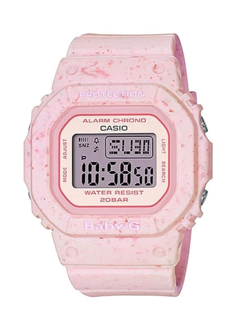 CASIO BABY-G DIGITAL ICE CREAM COLOURS SOFT PINK RESIN BGD560CR-4D
