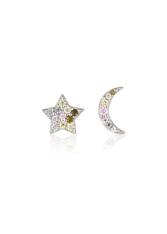 GEORGINI SPRING SORBET NEAPOLITAN MULTI COLOUR EARRINGS IE1020MX