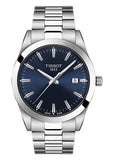 TISSOT SWISS GENTLEMAN T-CLASSIC BLUE DIAL STAINLESS STEEL T127-410-11-041-00