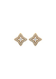 GEORGINI MIDNIGHT VELVET FAIRWATER PETITE EARRINGS GOLD IE1215G