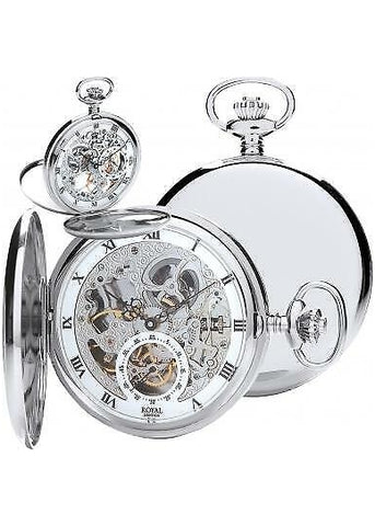 ROYAL LONDON POCKET WATCH MECHANICAL SILVER 91206-01