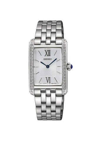 SEIKO CONCEPTUAL LADIES CRYSTAL SET STAINLESS STEEL BRACELET SWR091P