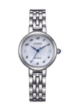 CITIZEN LADIES ECO-DRIVE PEARL WHITE DIAL STAINLESS STEEL EM0990-81A