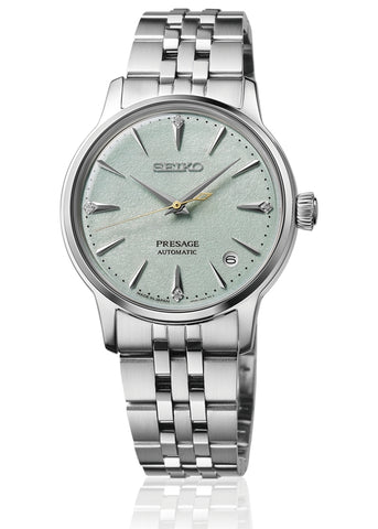SEIKO PRESAGE LADIES AUTOMATIC COCKTAIL TIME MINT SRPL63J