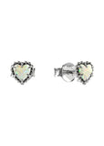 STOLEN GIRLFRIENDS CLUB DAHLIA'S HEART OPAL EARRINGS JWL4-25-36