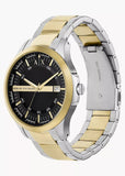 ARMANI EXCHANGE HAMPTON BLACK DIAL TWO-TONE BRACELET AX2453