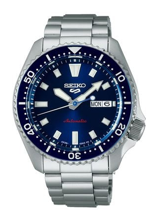 SEIKO 5 SPORTS SKX AUTOMATIC BLUE DIAL STAINLESS STEEL SRPL83K