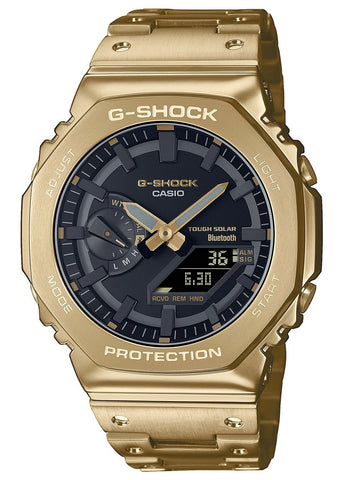 CASIO G-SHOCK G-STEEL SOLAR DUO GOLD EDITION GOLD BRACELET GMB2100GD-9A