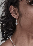 STOLEN GIRLFRIENDS CLUB NINJA STAR CLEAN ANCHOR EARRINGS JWL2-24-52