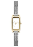 SKAGEN HAGEN MICRO WHITE DIAL GOLD CASE MESH BRACELET SKW3147