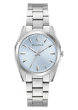 BULOVA LADIES SURVEYOR BLUE DIAL STAINLESS STEEL BRACELET 96L346