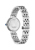 CITIZEN LADIES ECO-DRIVE BLACK DIAL STAINLESS STEEL EM0990-81E