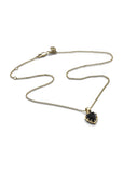 STOLEN GIRLFRIENDS CLUB NECKLACE MINI LOVE CLAW BLACK ONYX JWL23-LC-40-18YGP