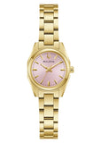 BULOVA LADIES SURVEYOR MINI PINK DIAL GOLD BRACELET 97L187
