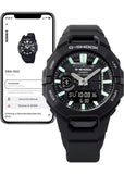 CASIO G-SHOCK ANALOGUE / DIGITAL G-SQUAD BLACK RESIN BAND GBA950-1A