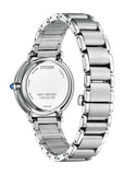 CITIZEN LADIES ECO-DRIVE MOTHER OF PEARL DIAL STAINLESS EM1100-84D
