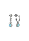 STOLEN GIRLFRIENDS CLUB BABY CLAW OPAL BALL CHAIN EARRINGS JWL25-ENC2-10-RO