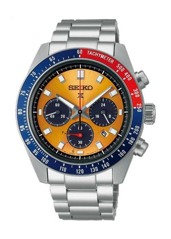 SEIKO PROSPEX SPEEDTIMER SOLAR CHRONOGRAPH 'POGUE' STAINLESS SSC947P