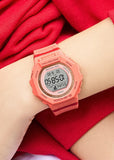 CASIO G-SHOCK G-SQUAD DIGITAL STEP TRACKER MID SIZE CORAL GMDB300SC-4D
