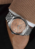 SEIKO PRESAGE AUTOMATIC SALMON TEXTURE DIAL STAINLESS SPB467J