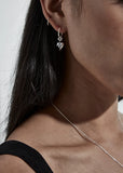 STOLEN GIRLFRIENDS CLUB CELESTIAL HEART TOPAZ EARRINGS JWL3-25-25