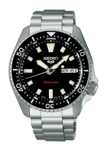 SEIKO 5 SPORTS SKX AUTOMATIC BLACK DIAL STAINLESS STEEL SRPL85K