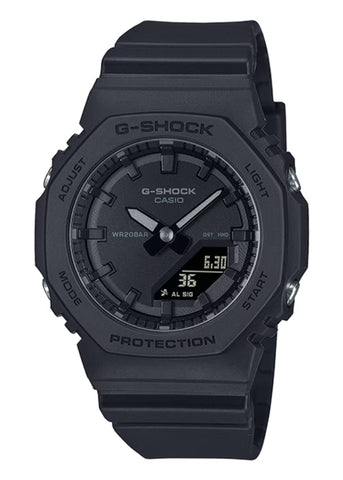 CASIO G-SHOCK DUO SLIM SMALL SIZE BLACK DIAL BLACK BAND GMAP2100BB-1A
