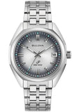 BULOVA GENTS JET STAR GREY DIAL STAINLESS STEEL BRACELET 96B472