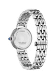 CITIZEN LADIES ECO-DRIVE PEARL WHITE DIAL STAINLESS STEEL EM0990-81A