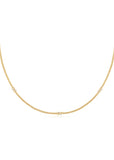 ANIA HAIE DUSK DIVAS GOLD CROSS STATION NECKLACE N061-05G