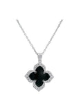 GEORGINI MIDNIGHT VELVET BLACK AGATE FAIRWATER PENDANT IP1187WB