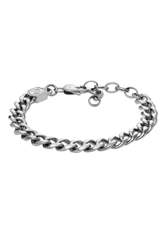 FOSSIL JEWELLERY ELLIS CORE FLAT CURB STAINLESS BRACELET JF04615040